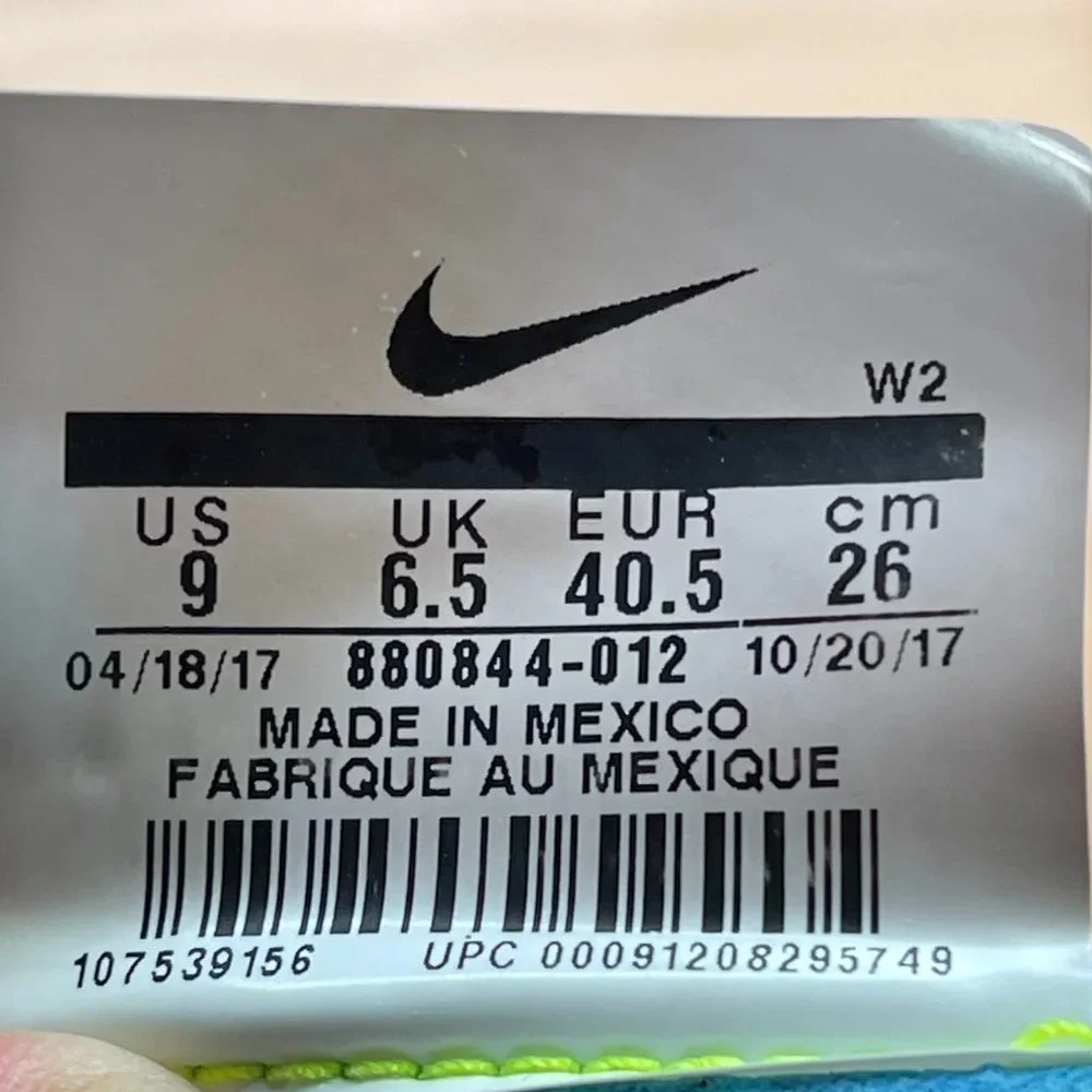 WMs Nike Free RN Flyknit 880844-012 Shoes US 9_8